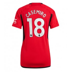 Manchester United Casemiro #18 Replika Hjemmebanetrøje Dame 2023-24 Kortærmet